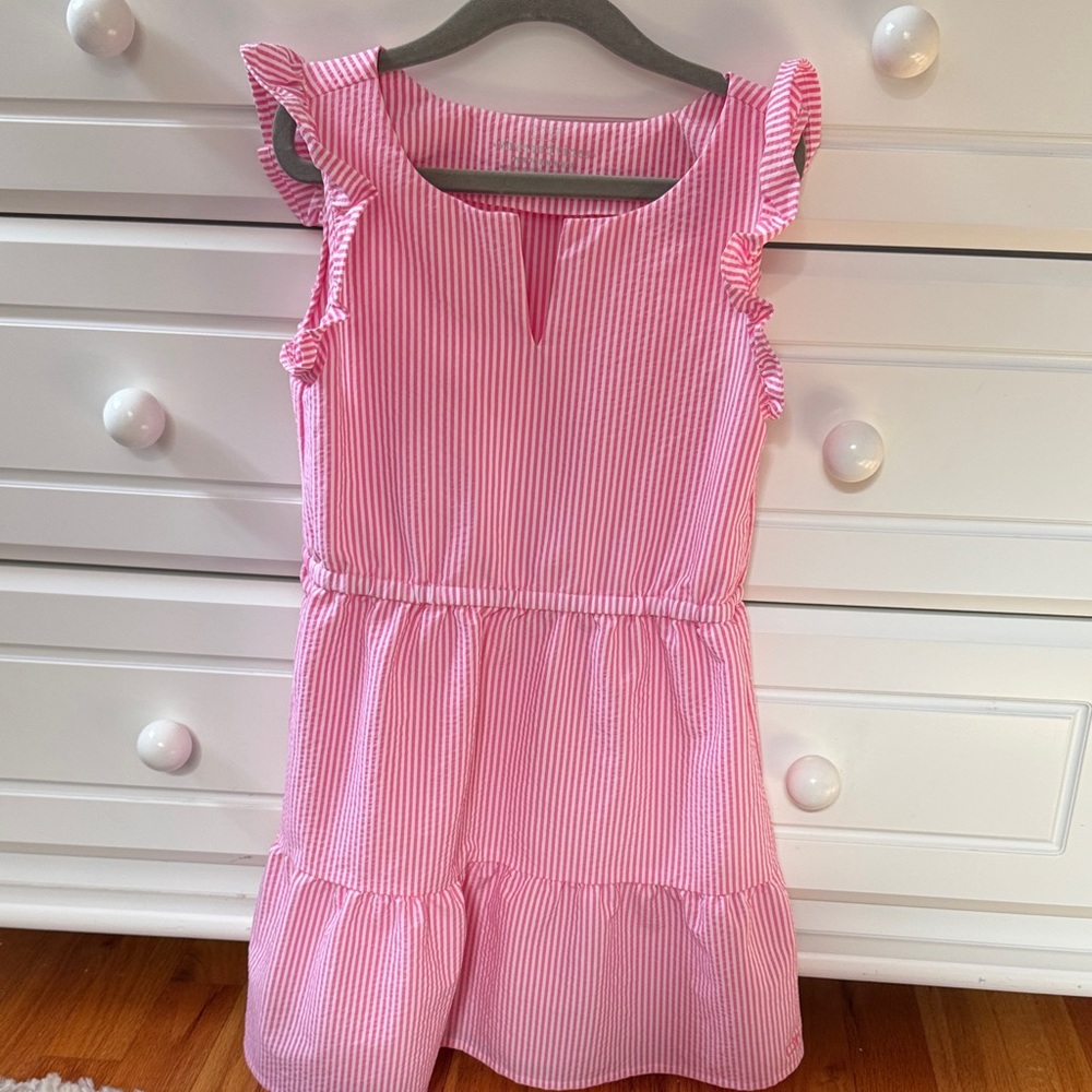 Vineyard Vines Pink Striped Dress